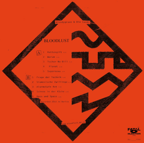 bloodygrave & die lust! frasco minimal synth punk bloodlust wave berlin